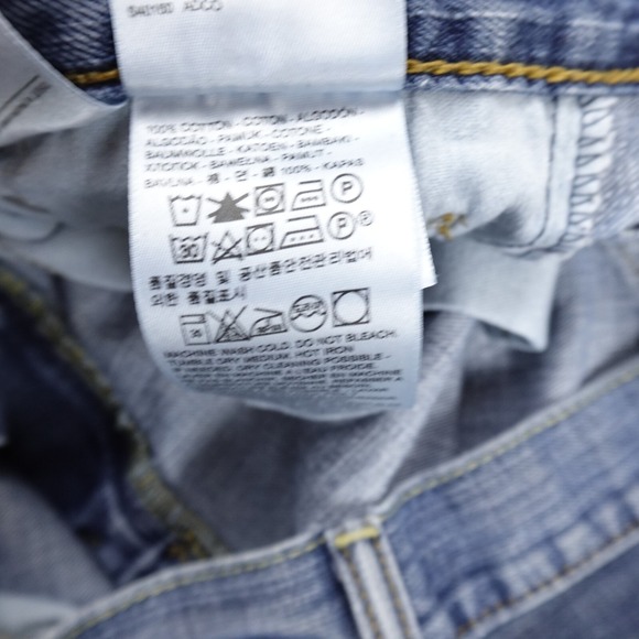 Levis Jeans Mens 36X30 Dark Blue Denim Pants 569 Loose Straight Baggy Skate Fade - Picture 8 of 16